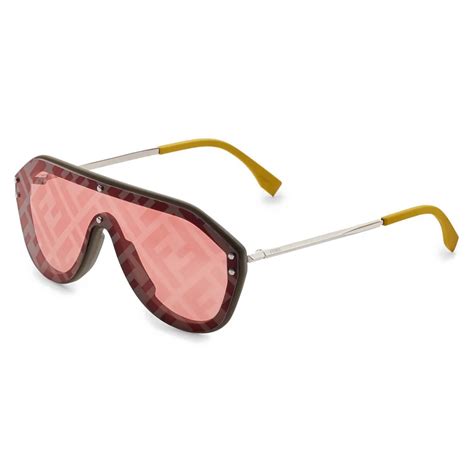 fendi 60mm shield sunglasses|Fendi Sunglasses for Women .